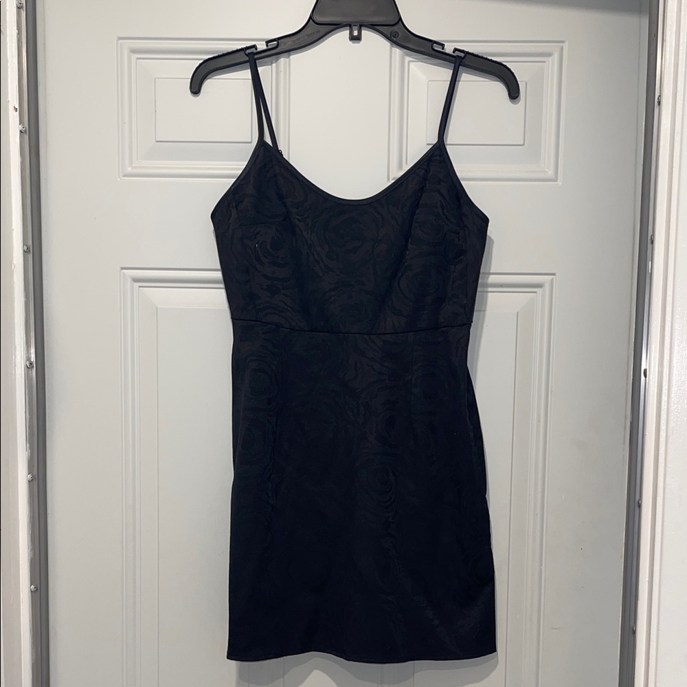 Urban Renewal Black Mini Slip Dress - Picture 2 of 13